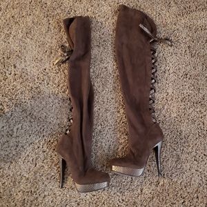 Bebe over the knee boots